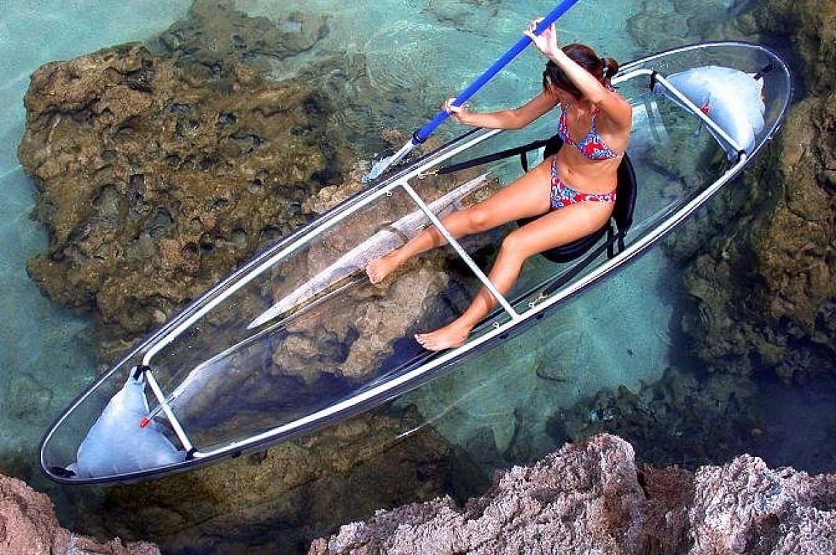 Kayak transparente por el Cabo de las Huertas